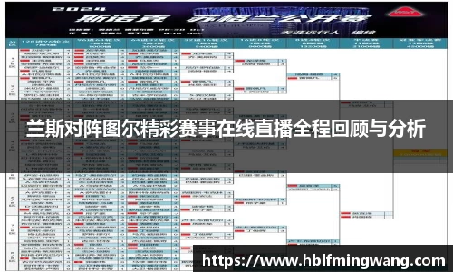兰斯对阵图尔精彩赛事在线直播全程回顾与分析